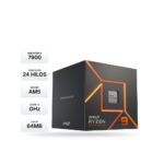 Procesador AMD Ryzen 9 7900 3.7/5.4GHz, 12-Core, AM5, 65W. AMD Radeon Graphics. 1 Procesador AMD Ryzen 9 7900 3.7/5.4GHz, 12-Core, AM5, 65W. AMD Radeon Graphics.