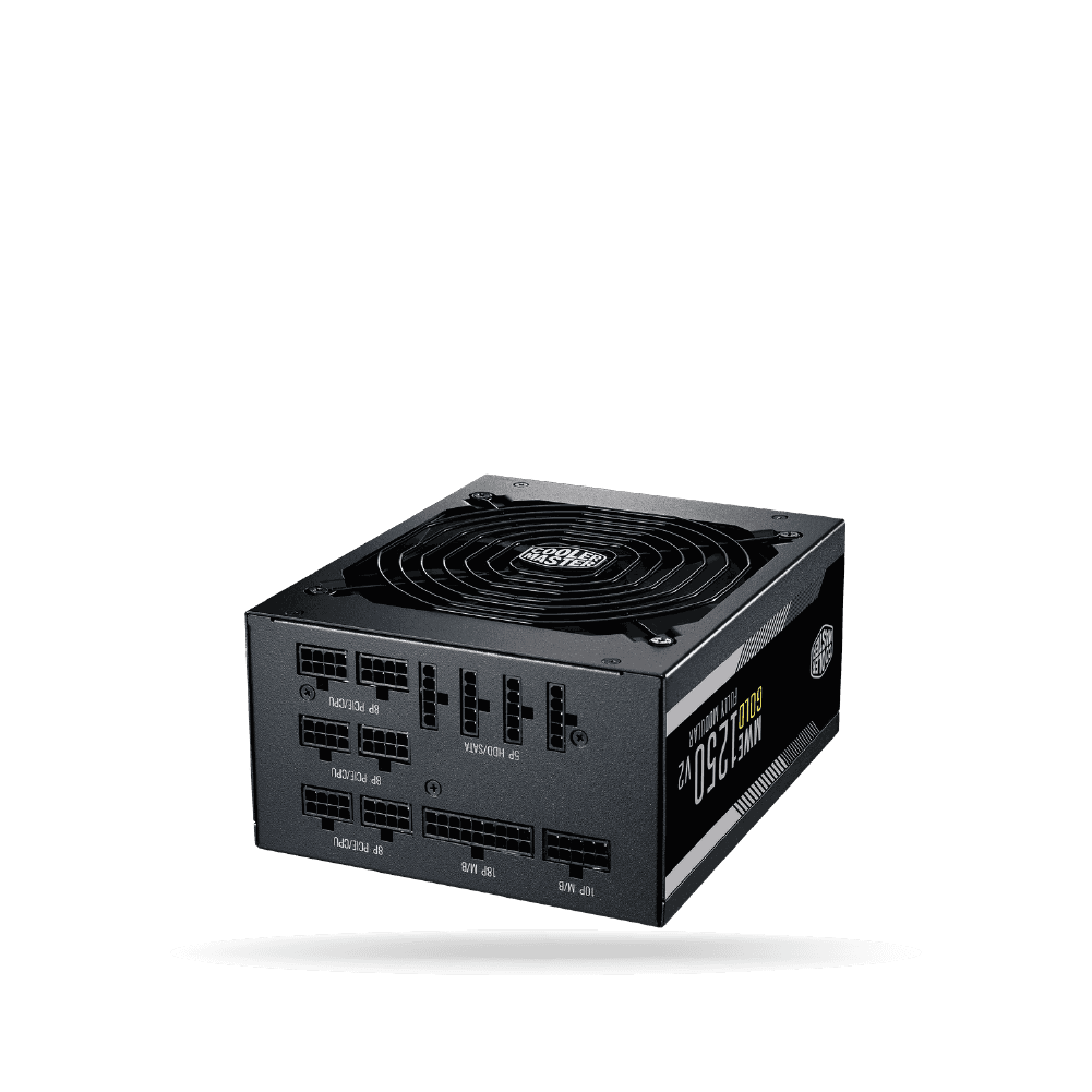Fuente de Poder Cooler Master MWE 1250 V2, 1250W 80 Plus GOLD Full Modular