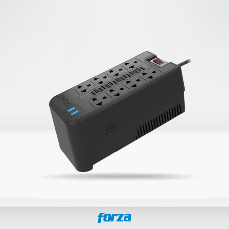 Estabilizador Forza FVR-1222USB, 1200va/600w