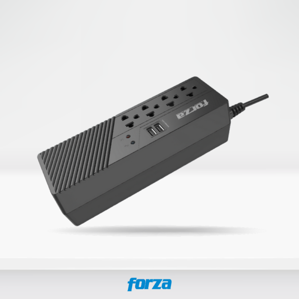 Estabilizador Forza FVR-1012USB 1000VA 500W 4 ENTRADAS