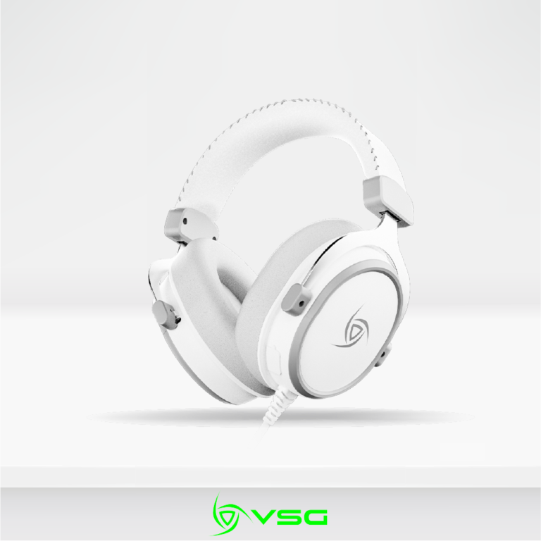 Audifono Gamer VSG SINGULARITY Z WHITE, Microfono desmontable, 3.5mm (VG-ZHP725-WHT)