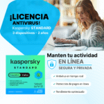 Antivirus Kaspersky STANDARD / 3 dispositivos / 2 años / Descarga digital, ESD