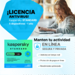 Antivirus Kaspersky STANDARD / 5 dispositivos / 1 año / Descarga digital, ESD