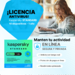 Antivirus Kaspersky STANDARD / 10 dispositivos / 1 año / Descarga digital, ESD