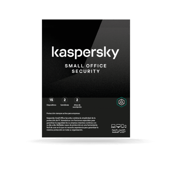 Antivirus Kaspersky Small Office Security 8, digital ESD (15 dispositivos + 2 Server) 2 AÑOS