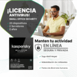 Antivirus Kaspersky Small Office Security 8, digital ESD (20 dispositivos + 2 Server) 2 AÑOS