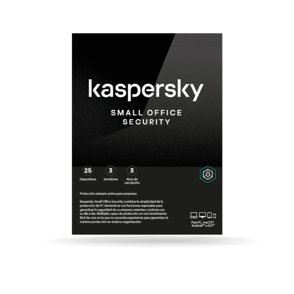 Antivirus Kaspersky Small Office Security 8, digital ESD (25 dispositivos + 3 Server) 3 AÑOS