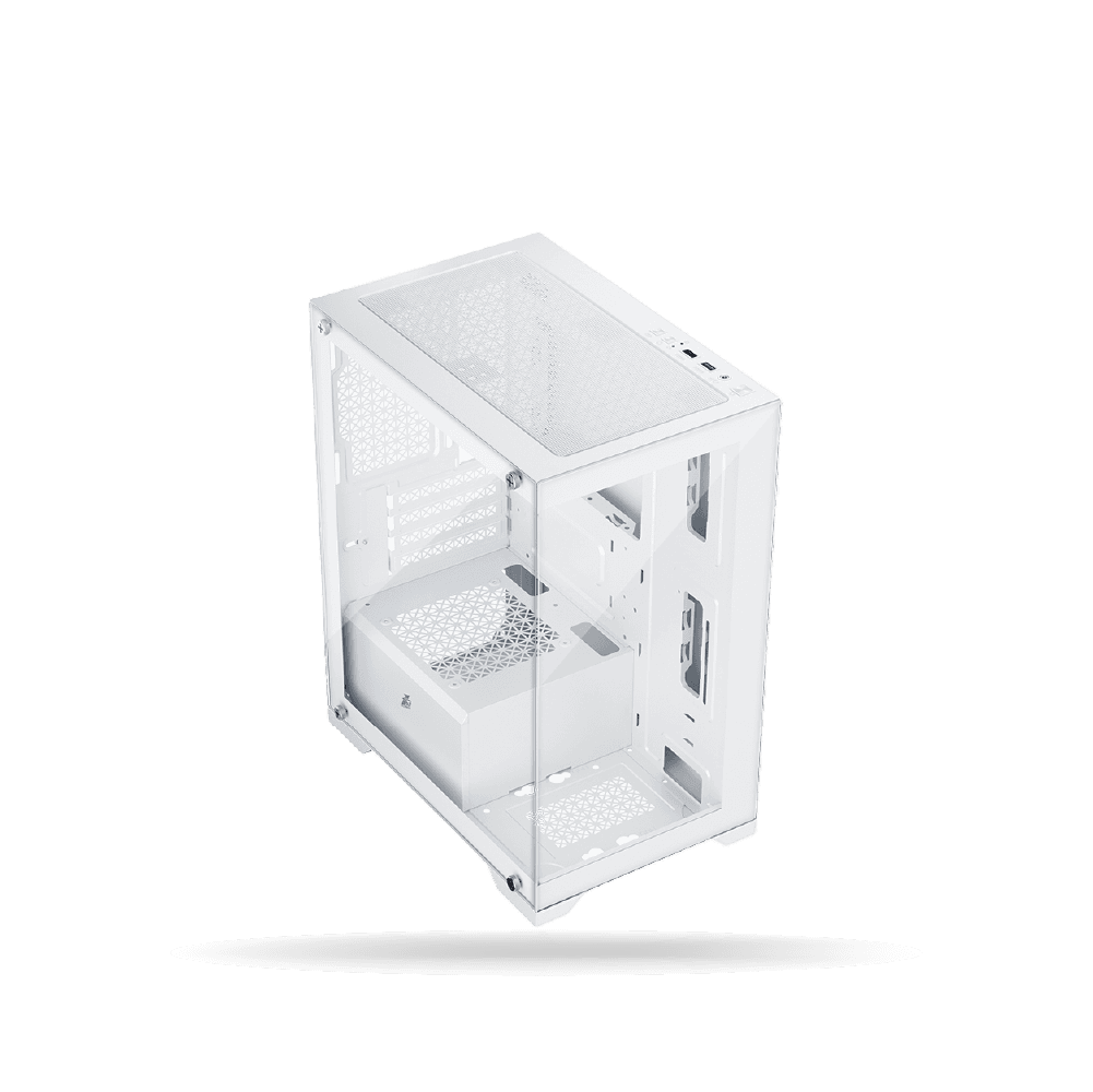 Case Gaming 1ST PLAYER MI2 (BLANCO) 3 Cooler ARGB, Soporta Fan de hasta 2x120mm, Sin Fuente.