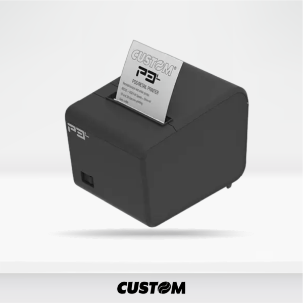 Impresora Ticketera termica custom P3L, rollo 80 mm USB, Serial, Ethernet.