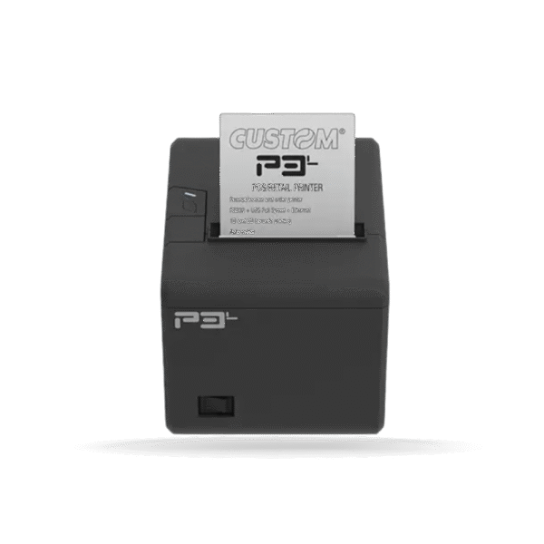 Impresora Ticketera termica custom P3L, rollo 80 mm USB, Serial, Ethernet.