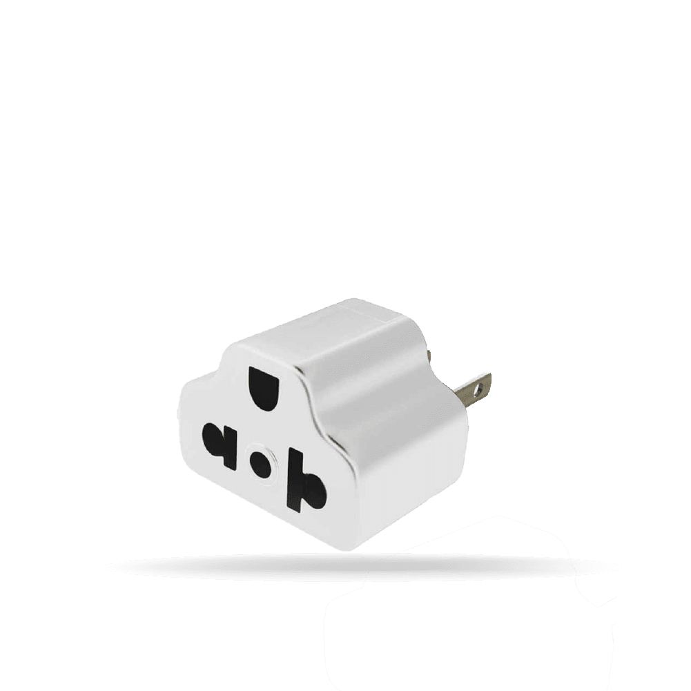 adaptador de corriente universal plano 3 a 2