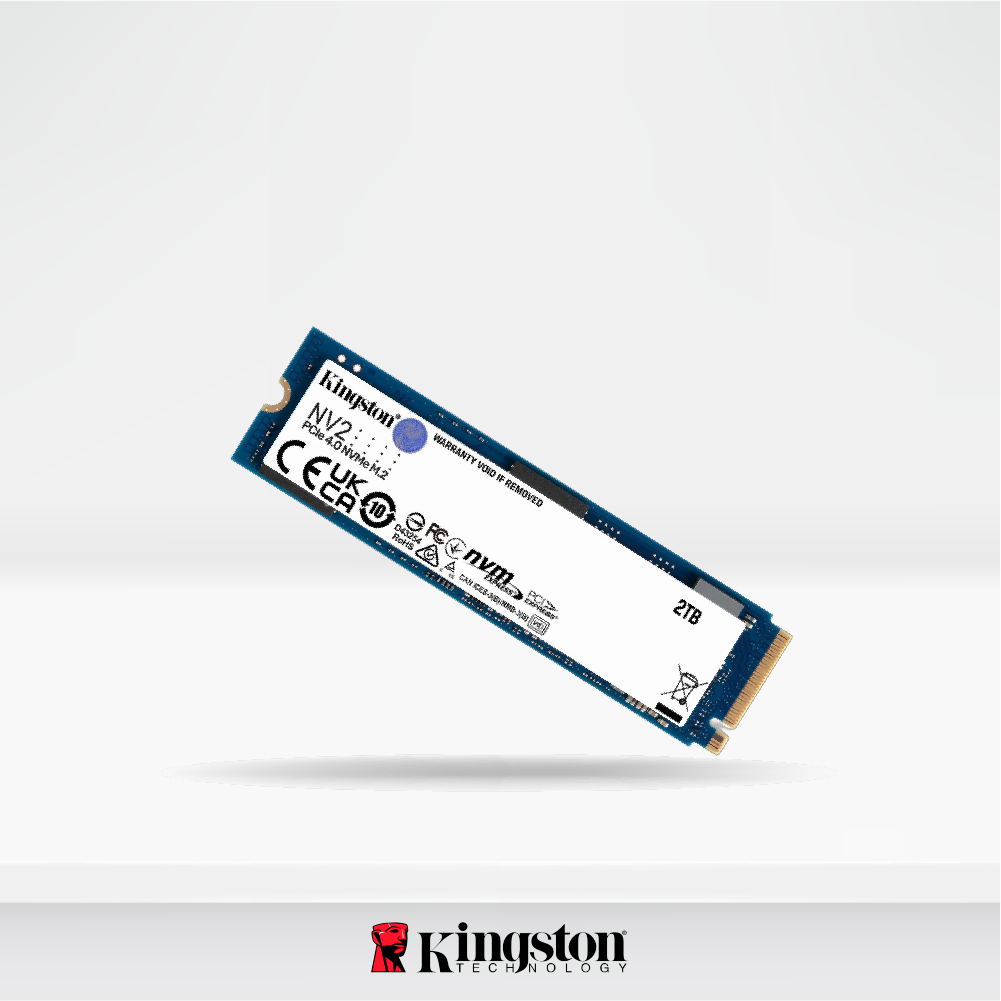 Disco Solido Kingston NV2, 2TB M.2 PCIe 4.0 NVMe, lectura 3500 MB/s. escritura 2800 MB/s