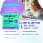 Antivirus kaspersky PLUS / 3 dispositivos / 1 año / Descarga digital, ESD