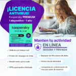Antivirus kaspersky PREMIUM / 1 dispositivo / 1 año / Descarga digital, ESD