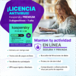 Antivirus kaspersky PREMIUM / 3 dispositivos / 1 año / Descarga digital, ESD