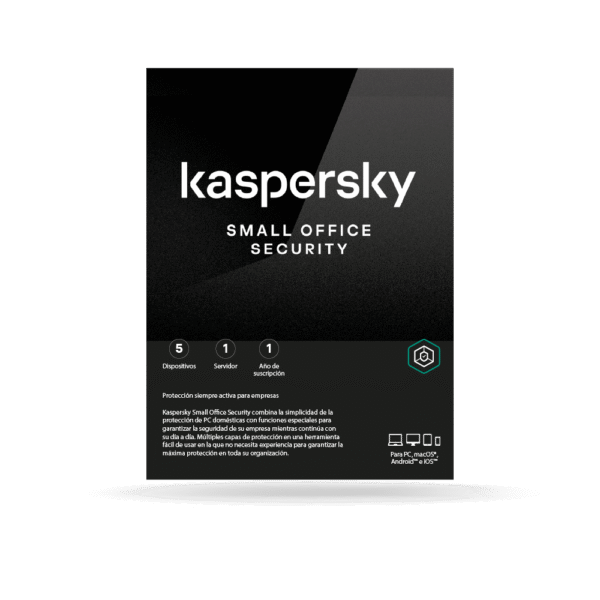 Antivirus Kaspersky Small Office Security 8, digital ESD (5 dispositivos + 1 Server) 1 AÑO