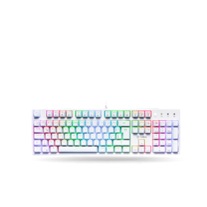 Teclado Gamer Mecanico 100% VSG ALNILAM RGB WHITE, Switch Blue Kailh (VG-KM983-WHT-BLU)