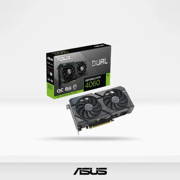 Tarjeta de Video ASUS DUAL-RTX4060-O8G-EVO, RTX 4060 8GB GDDR6