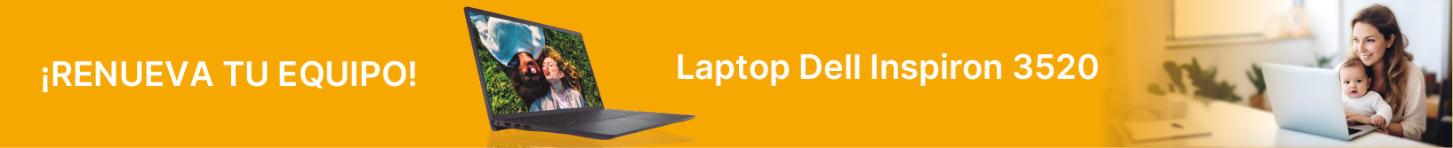 Banner promocional Laptop Dell Inspiron 3520