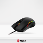 Mouse Gamer MSI FORGE GM300, Black, Led RGB - 5 Botones - 7200 DPI, USB