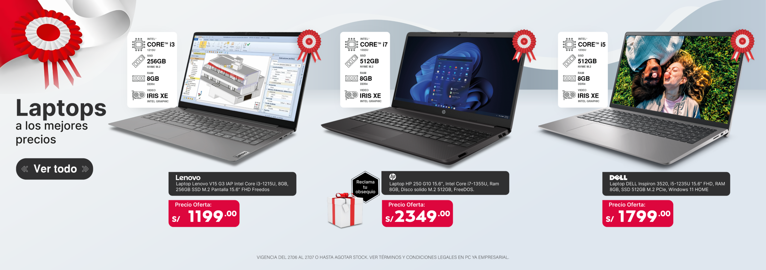 Banner laptops precio promocional