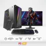 PC Ryzen 5 5600GT, 16GB, 512GB,GTX 1650 4GB, CASE Gaming 1ST PLAYER 500W 80 Plus Bronze, Monitor ViewSonic Gaming 23.8, KIT Gamer Halion, Estabilizador Forza 8 Tomas