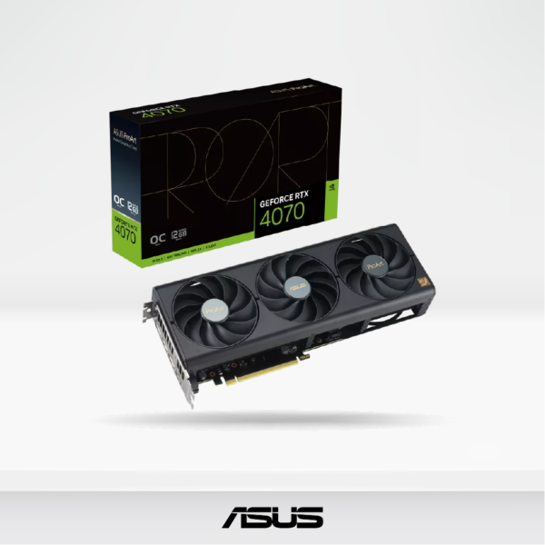 Tarjeta de Video ASUS ProArt GeForce RTX 4070 SUPER OC Edition, PCIe 4.0, 12GB GDDR6X, DLSS 3, 1X HDMI , 3X DP.