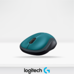 Mouse LOGITECH M185 Azul, Negro, Wireless 2.4GHz USB