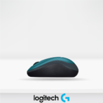 Mouse LOGITECH M185 Azul, Negro, Wireless 2.4GHz USB