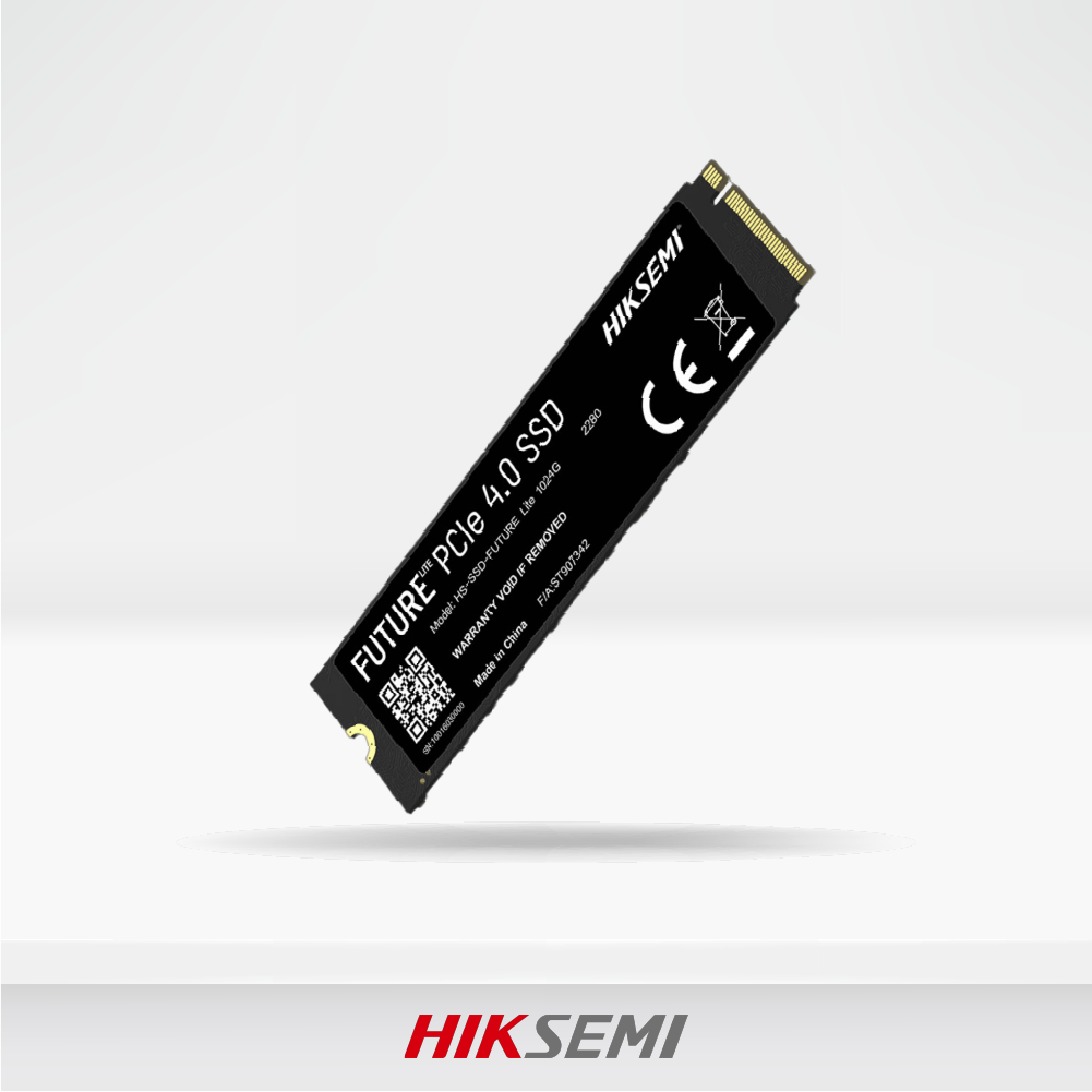 Disco Solido HikSemi SSD FUTURE LITE 1TB M.2 PCIe, 4.0 NVMe, Lectura 7000 MB/s, Escritura 6000 MB/s.