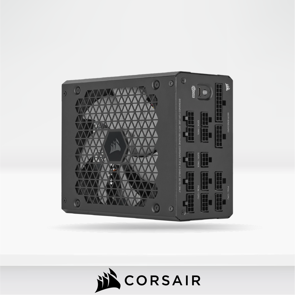 Fuente De Poder Corsair HX1000I 1000W, ATX, 80 Plus Platinum, Modular, Negro.