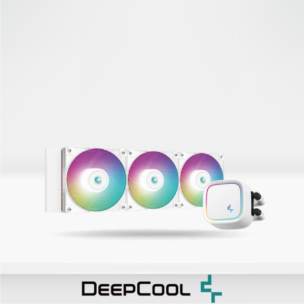 Sistema de Enfriamiento Liquido DEEPCOOLER LE720 WH, White aRGB, 3 Cooler 120mm, TDP 250W