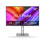 Monitor profesional ASUS ProArt Display PA329CRV, 32" IPS 4K UHD (3840 x 2160), 100% sRGB, HDR-400, Pivot, Altavoz (2Wx2), 2XDP, 2XHDMI, 4XUSB 3.2, 1XUSB-C.