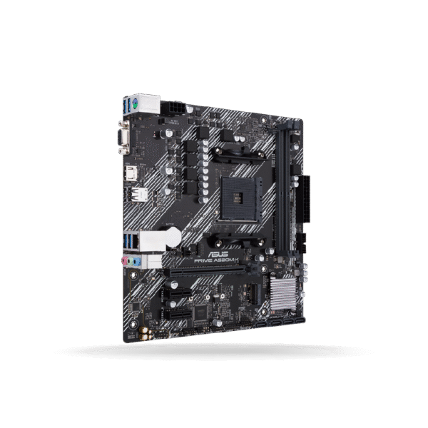PLACA ASUS PRIME A520M-K, Chipset AMD A520, Socket AMD AM4, x2 DDR4 Hasta 64GB, Micro ATX, HDMI – VGA.