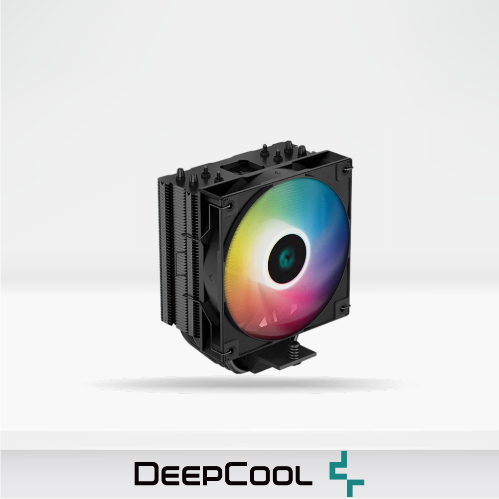 Cooler para procesador DEEPCOOL AG400 DIGITAL, Black aRGB, Intel - AMD, TDP 220W