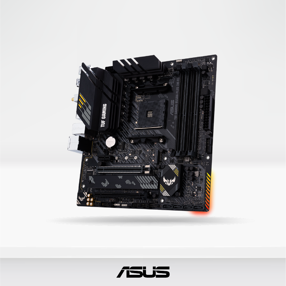 Placa ASUS TUF GAMING B550M-PLUS WIFI II, AMD AM4, 4x DDR4, 1x DP, 1x HDMI, Wi-Fi 6, BT 5.1