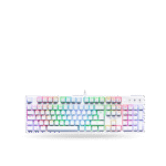 Teclado Gamer Mecanico 100% VSG ALNILAM RGB WHITE, Switch RED Kailh (VG-KM983-WHT-RED)