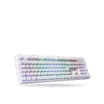 Teclado Gamer Mecanico 100% VSG ALNILAM RGB WHITE, Switch RED Kailh (VG-KM983-WHT-RED)