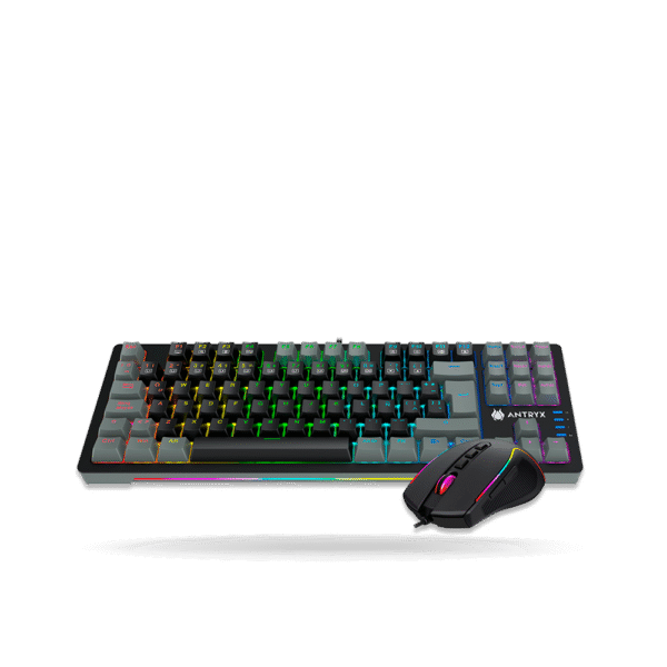 Kit Gaming ANTRYX GC-5500, Teclado Mecanico + MOUSE, SWITCH BLUE