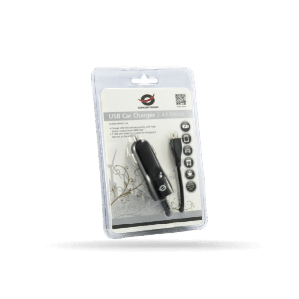Cargador Conceptronic Coche Usb 2.0 (CUSBCARMICU2A)
