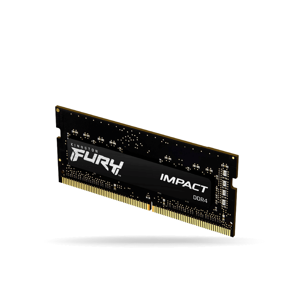 Memoria SODIMM Kingston Fury Impact, 8GB, DDR4, 3200 MHz, PC4-25600, CL20, 1.2V.