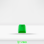 Keycaps VSG Stardust GREEN QUARKTASTIC, 105 Teclas personalizables para teclado Mecanico