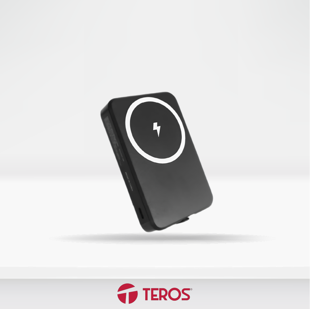 Powerbank Teros TE-7052N, 8000mAh, PD20W, Magnético, Black USB-C