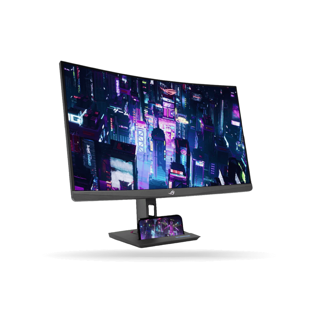 Monitor Gamer Curvo ASUS ROG Strix XG27WCS, 27" 2K QHD (2560x1440), Fast VA, Antirreflejo 180Hz - 1ms GTG, 125% sRGB, HDMI, Displayport, USB-C