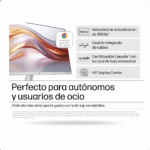 Monitor HP 524SF De 23.8'' FHD 1920x1080, Panel IPS, 100HZ, 5MS, 1xVGA, 1xHDMI, NEGRO.