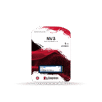 Disco Solido Kingston NV3, 1TB M.2 PCIe 4.0, lectura 6000 MB/s. escritura 5000 MB/s