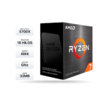 Procesador AMD Ryzen 7 5700X, 3.40 / 4.60GHz, 32MB Cache, 8-Core, AM4, 65W.