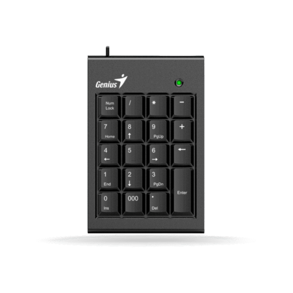 TECLADO NUMERICO GENIUS NUMPAD 110 USB CHOCOLATE KEYS BLACK