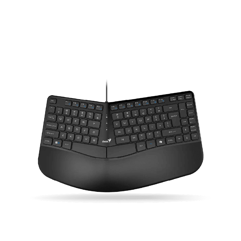 Teclado GENIUS ERGO KB-700, Con Tecla Copilot, USB - Black