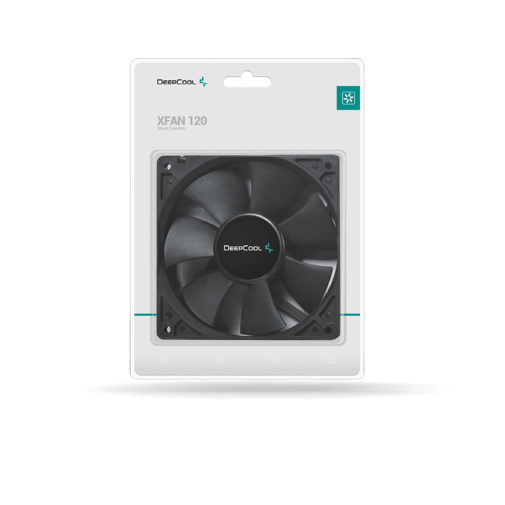 Cooler para case DEEPCOOL XFAN 120 NEGRO 120MM | DP-FDC-XF120.